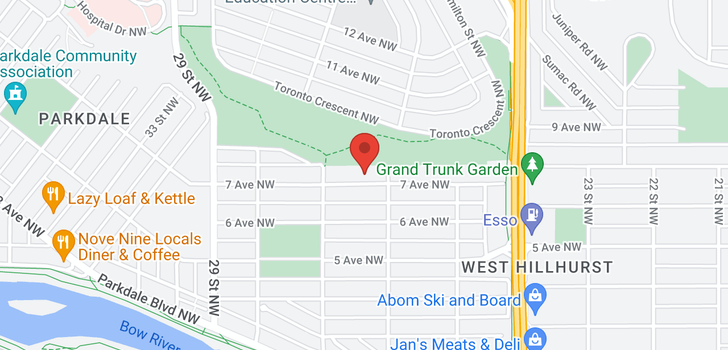 map of 2716 7 Avenue NW